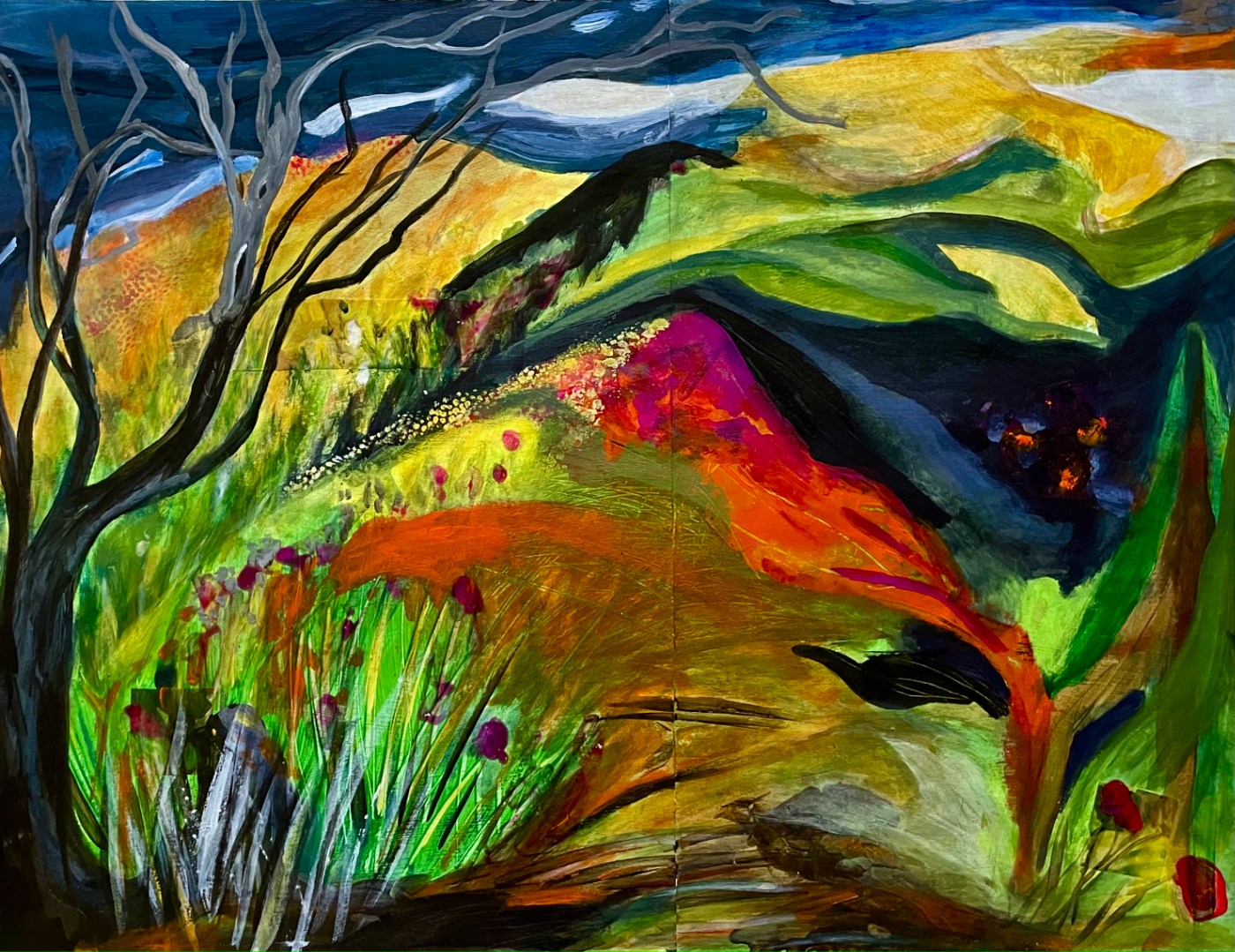 Darßlandschaft im Hochsommer, Anja Ehrenberg