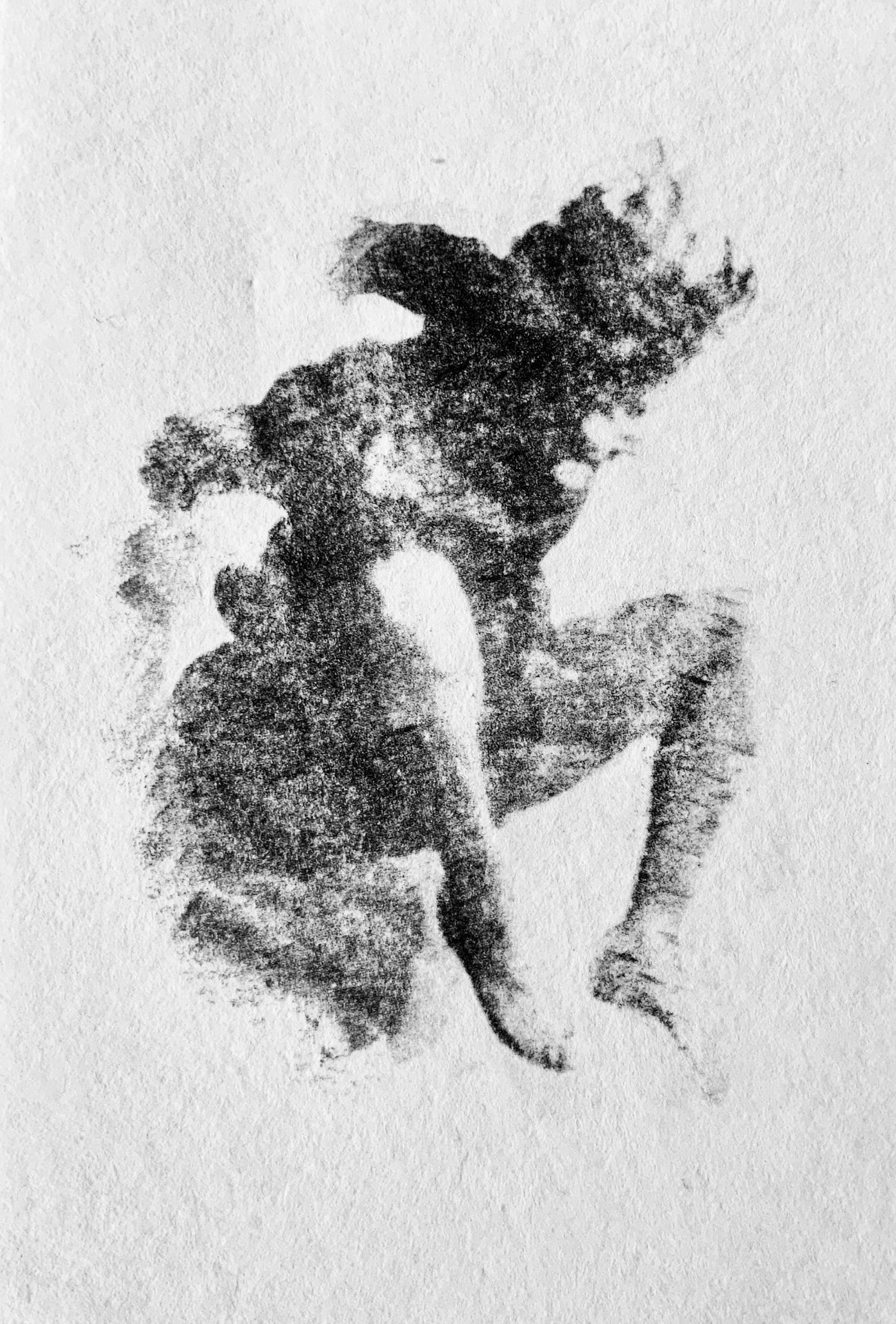 Anja Ehrenberg, Umdruck, Bildtransfer, Sprung, Tanz