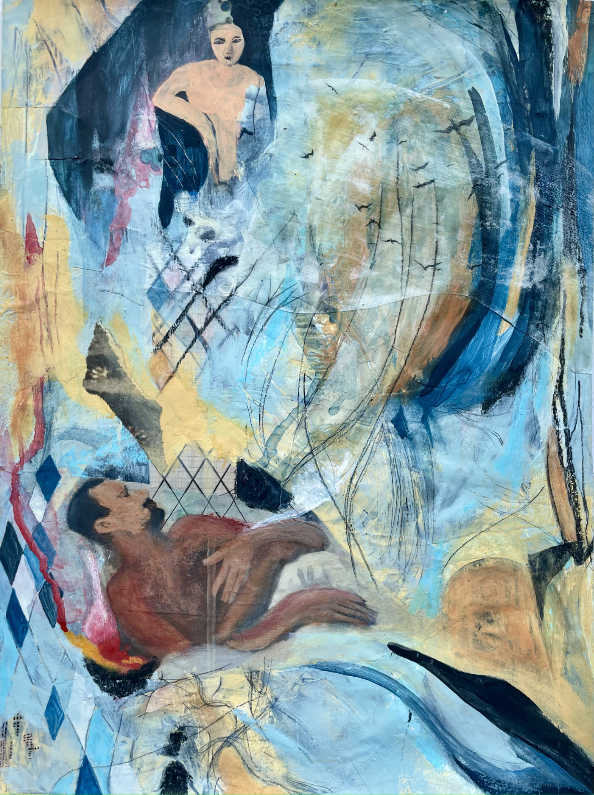 Mixed Media, Traum, Bildtransfer, Anja EHRENBERG