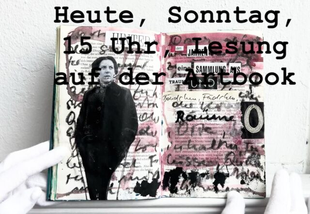 Heute, Sonntag, 23.11.25, 15 Uhr, performative Lesung @artbook.berlin