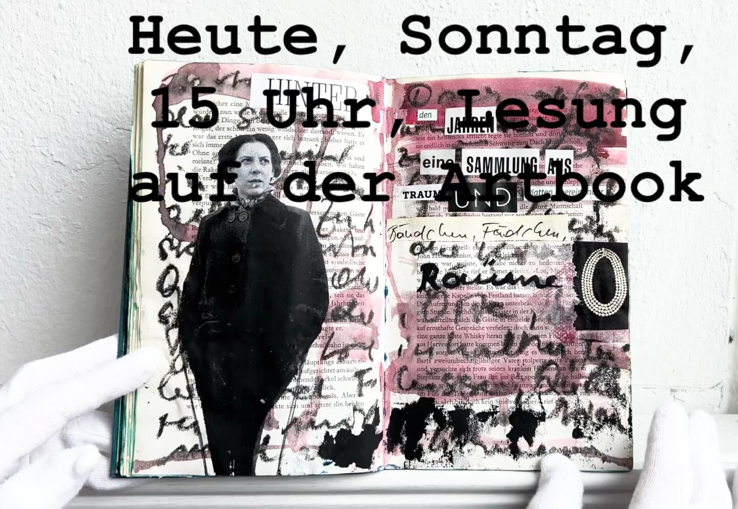 Heute, Sonntag, 23.11.25, 15 Uhr, performative Lesung @artbook.berlin