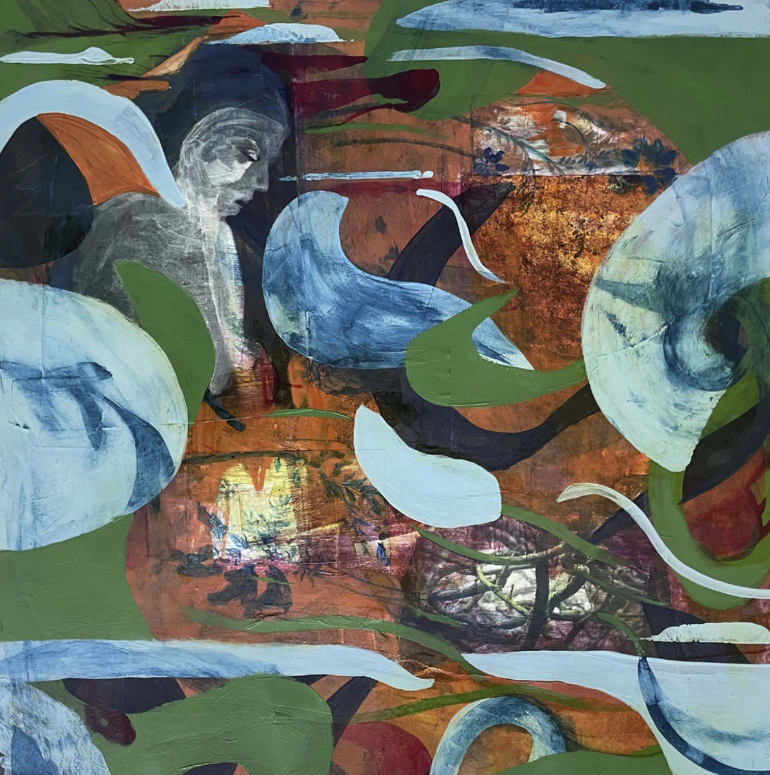 Anja Ehrenberg Ausstellung Aus dem Zwischenreich - zu Gast in den Räumen von Maike Krause, immanuelkirchstr.30,10405 berlin, 4.OG li, Besichtigungen nach Vereinbarung 0176 24438424, vernissage am 8.5.26 um 18h, offenes atelier im rahmen von artspring berlin am 30.und 31.mai von 12-20 uhr